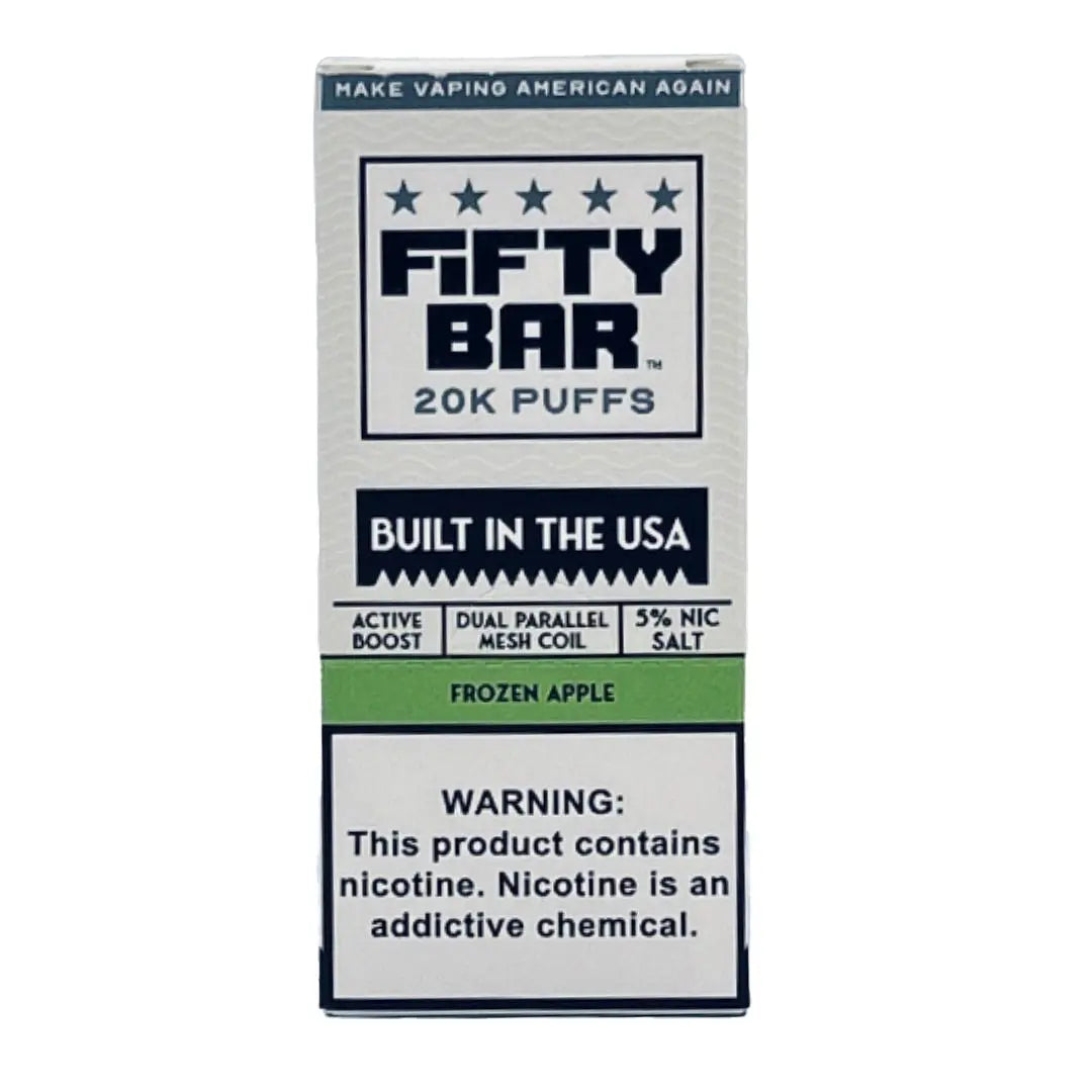 FIFTY BAR V2 20K PUFFS - 5 COUNT (WHITE EDITION)