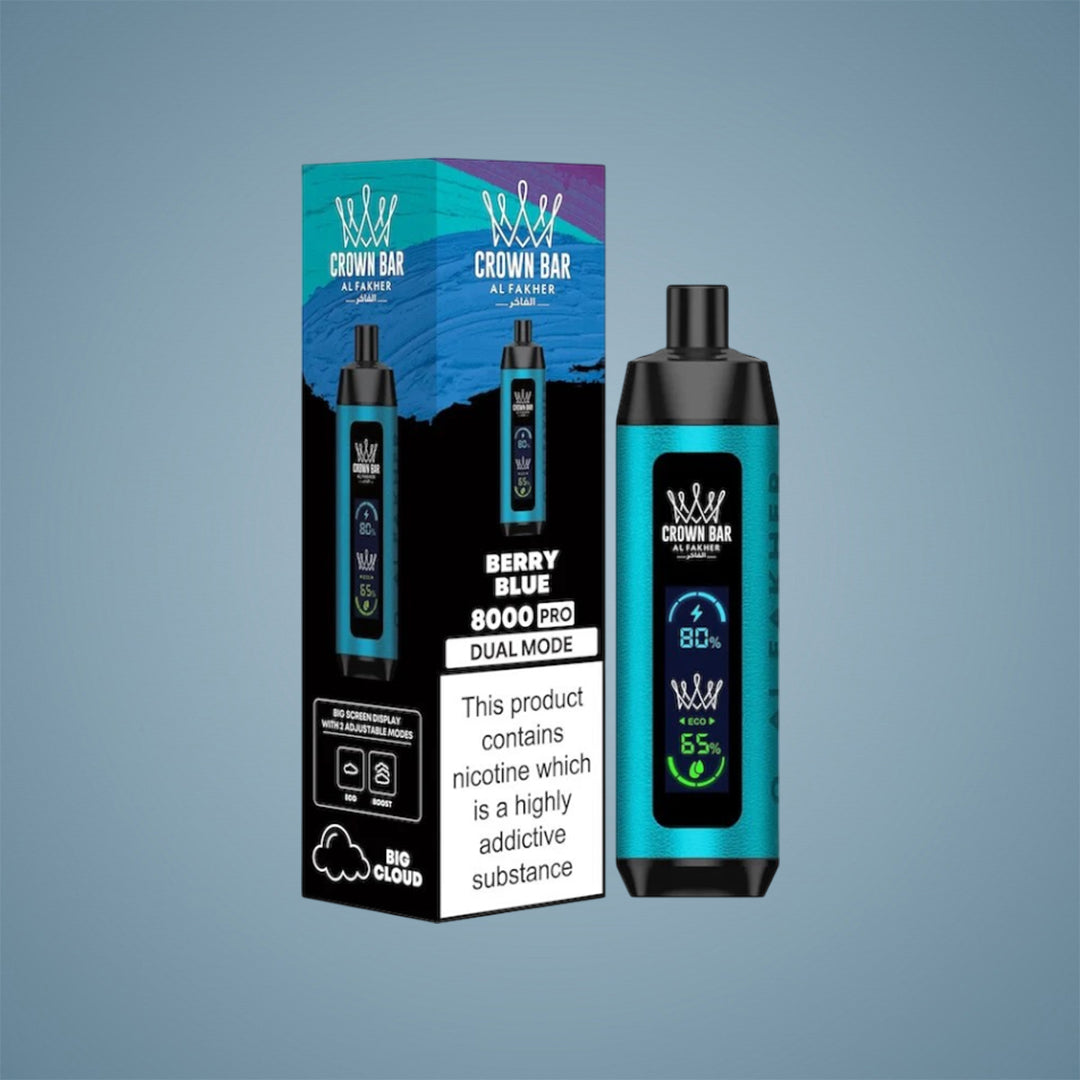 AL FAKHER CROWN BAR 80K PUFFS CRYSTAL PRO - 5 COUNT