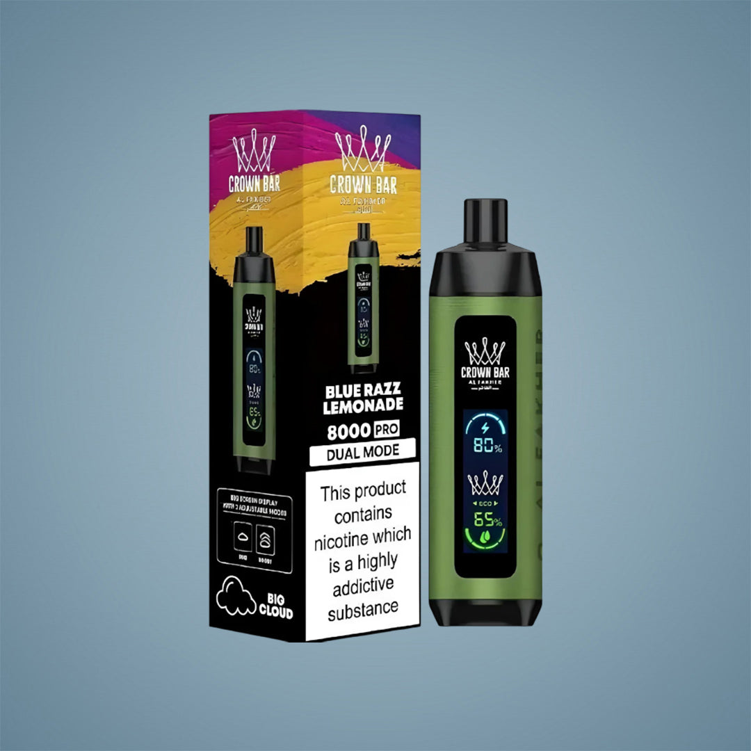 AL FAKHER CROWN BAR 80K PUFFS CRYSTAL PRO - 5 COUNT