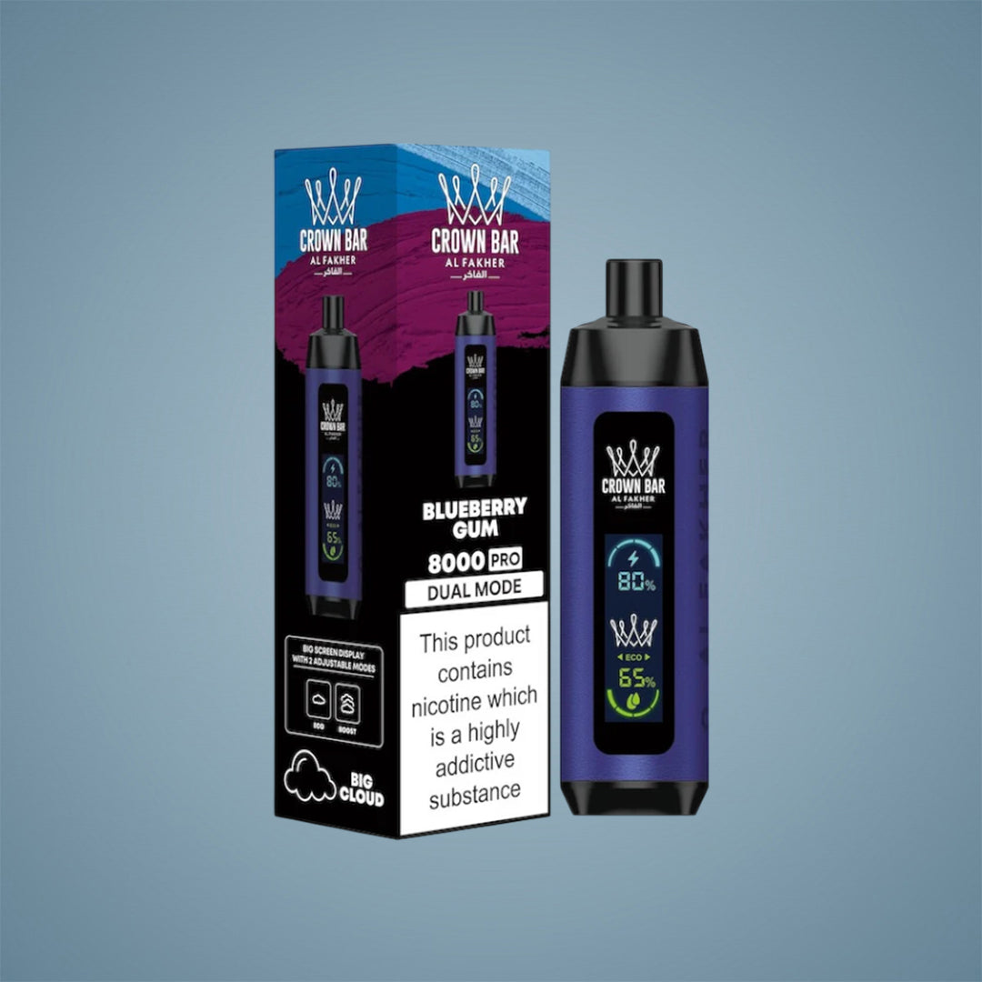 AL FAKHER CROWN BAR 80K PUFFS CRYSTAL PRO - 5 COUNT