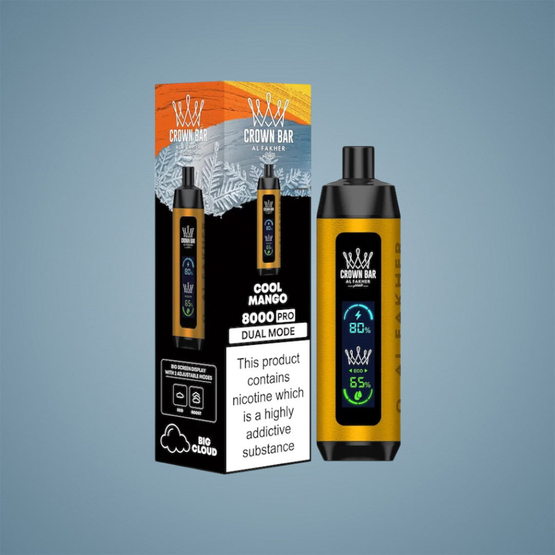 AL FAKHER CROWN BAR 80K PUFFS CRYSTAL PRO - 5 COUNT