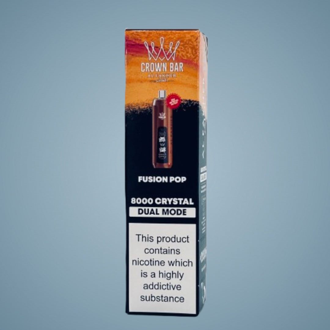 AL FAKHER CROWN BAR 80K PUFFS CRYSTAL PRO - 5 COUNT