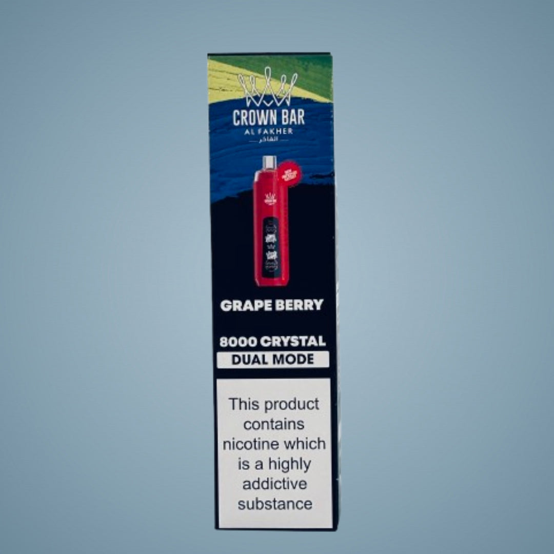 AL FAKHER CROWN BAR 80K PUFFS CRYSTAL PRO - 5 COUNT