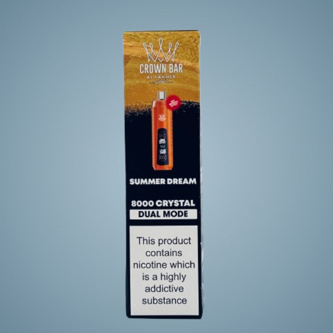 AL FAKHER CROWN BAR 80K PUFFS CRYSTAL PRO - 5 COUNT