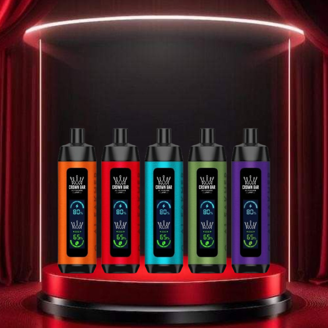 AL FAKHER CROWN BAR 80K PUFFS CRYSTAL PRO - 5 COUNT