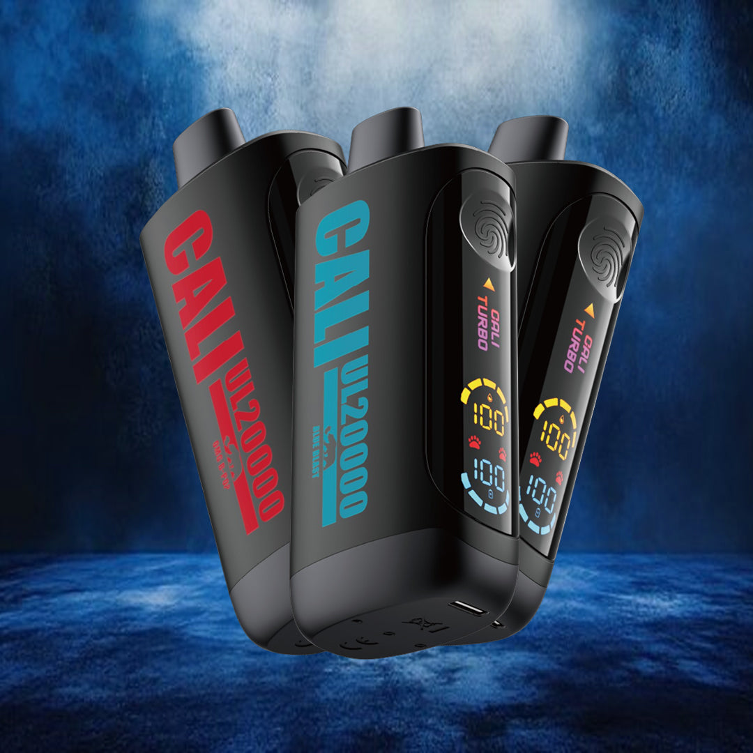 CALI UL20000 PUFFS - 6 COUNT (BLACK SERIES)