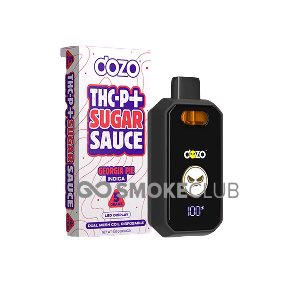 DOZO THC-P+SUGAR SAUCE 5 GRAM DISPOSABLE 5 COUNT