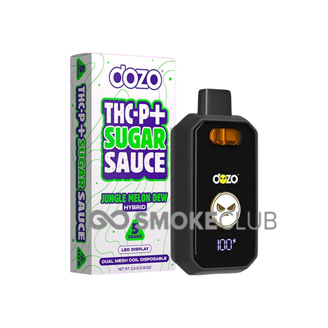 DOZO THC-P+SUGAR SAUCE 5 GRAM DISPOSABLE 5 COUNT