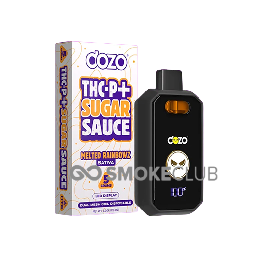 DOZO THC-P+SUGAR SAUCE 5 GRAM DISPOSABLE 5 COUNT