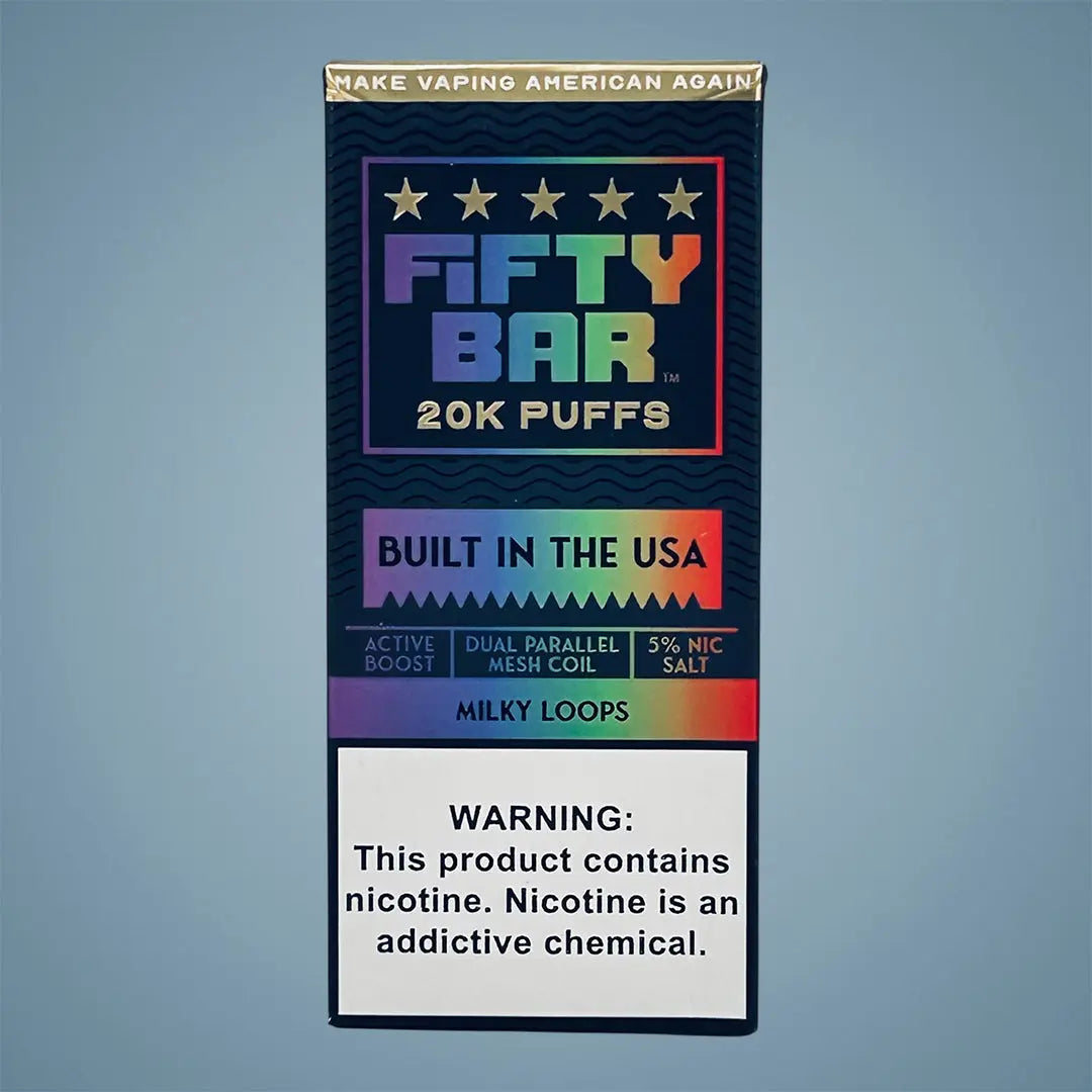 FIFTY BAR V2 20K PUFFS - 5 COUNT (BLACK EDITION) My Store