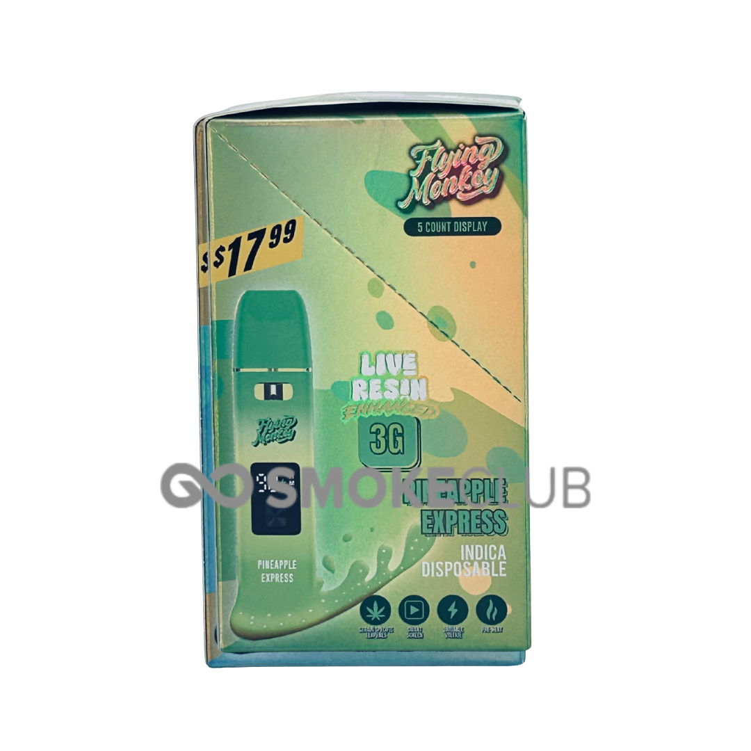 FLYING MONKEY LIVE RESIN ENHANCED 3 GRAM DISPOSABLE 5 COUNT