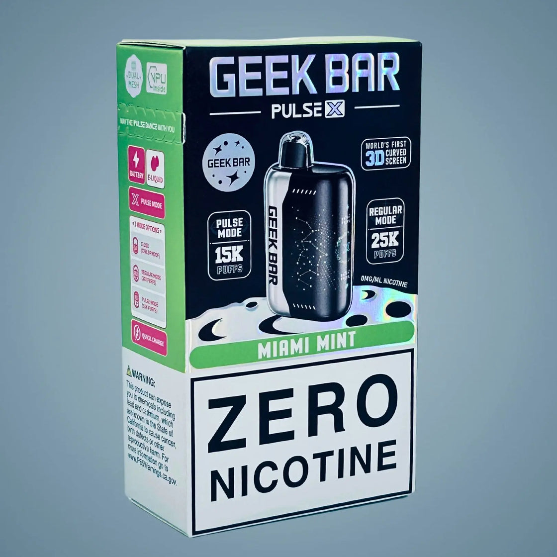 GEEKBAR PULSE X ZERO NIC 25K PUFFS - 5 COUNT My Store