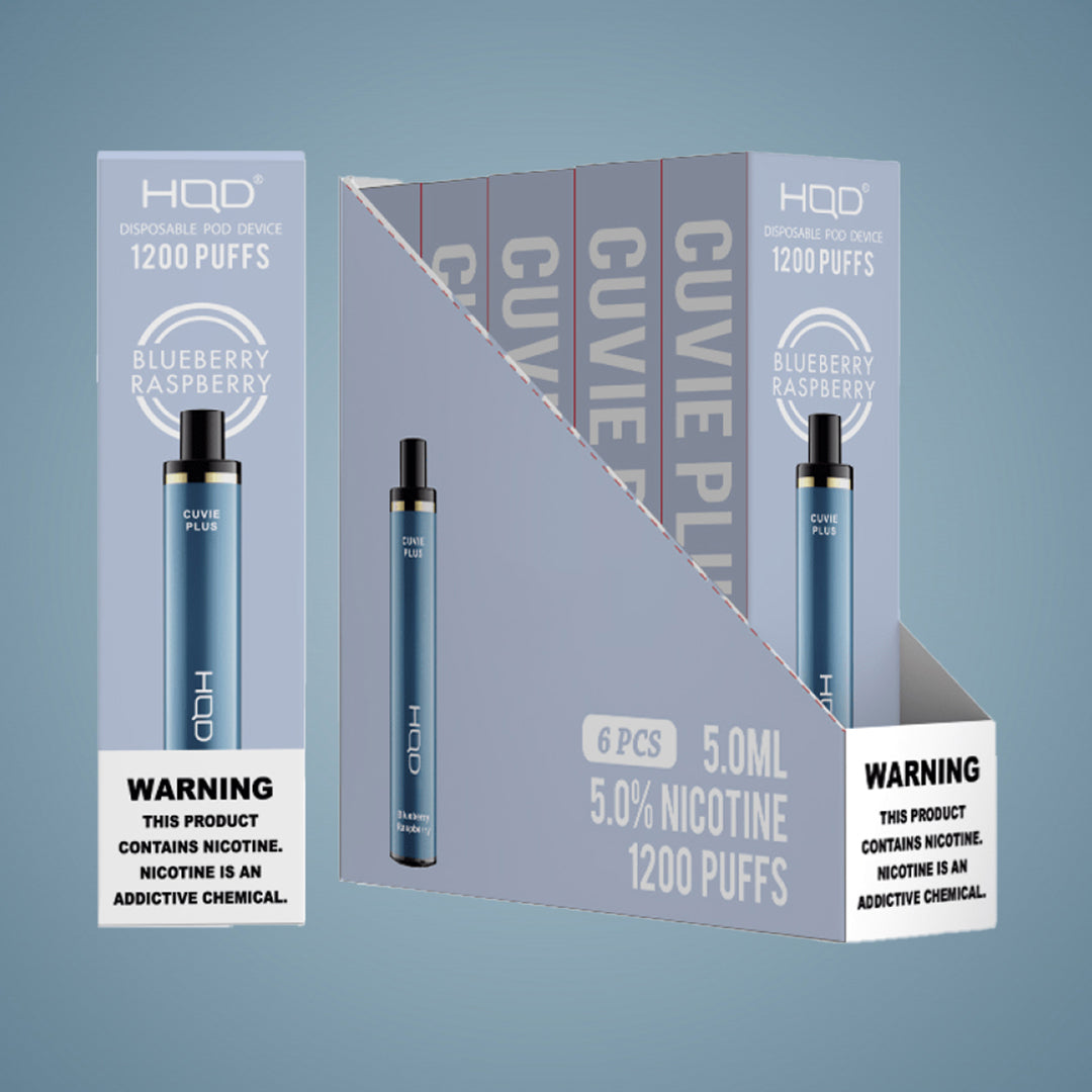 HQD Cuvie Plus 1200 Puffs – 6 Count