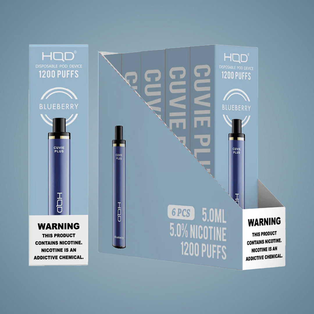 HQD Cuvie Plus 1200 Puffs – 6 Count