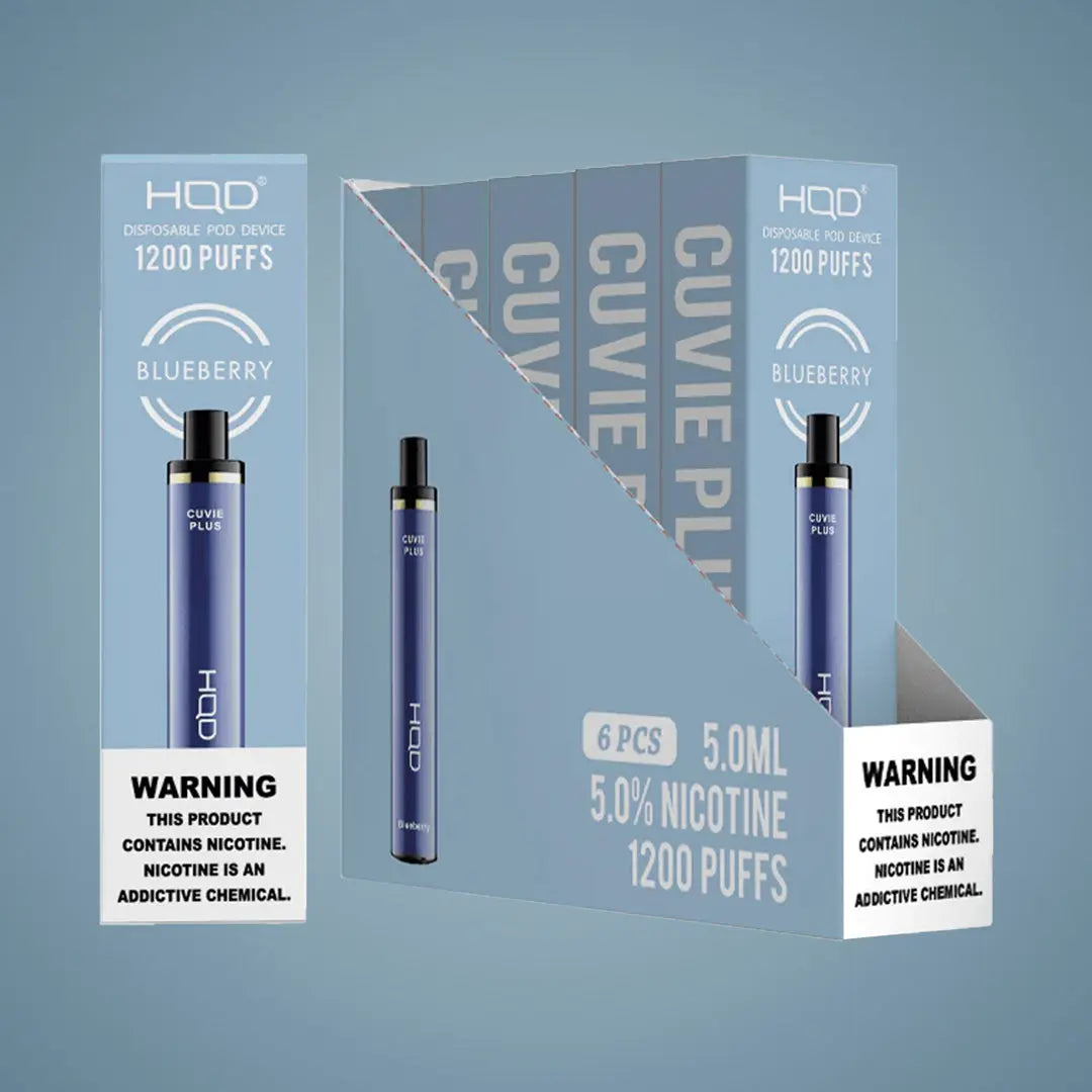 hqd cuvie plus blueberry HQD Cuvie Plus 1200 Puffs Disposable Vape Pack