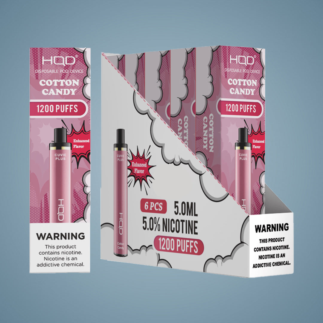HQD Cuvie Plus 1200 Puffs – 6 Count