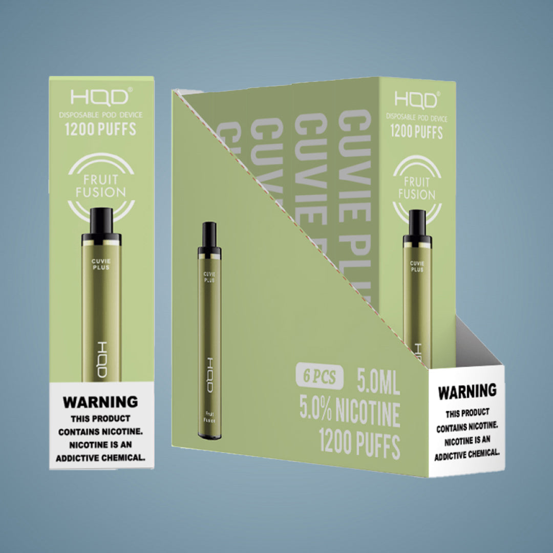 HQD Cuvie Plus 1200 Puffs – 6 Count