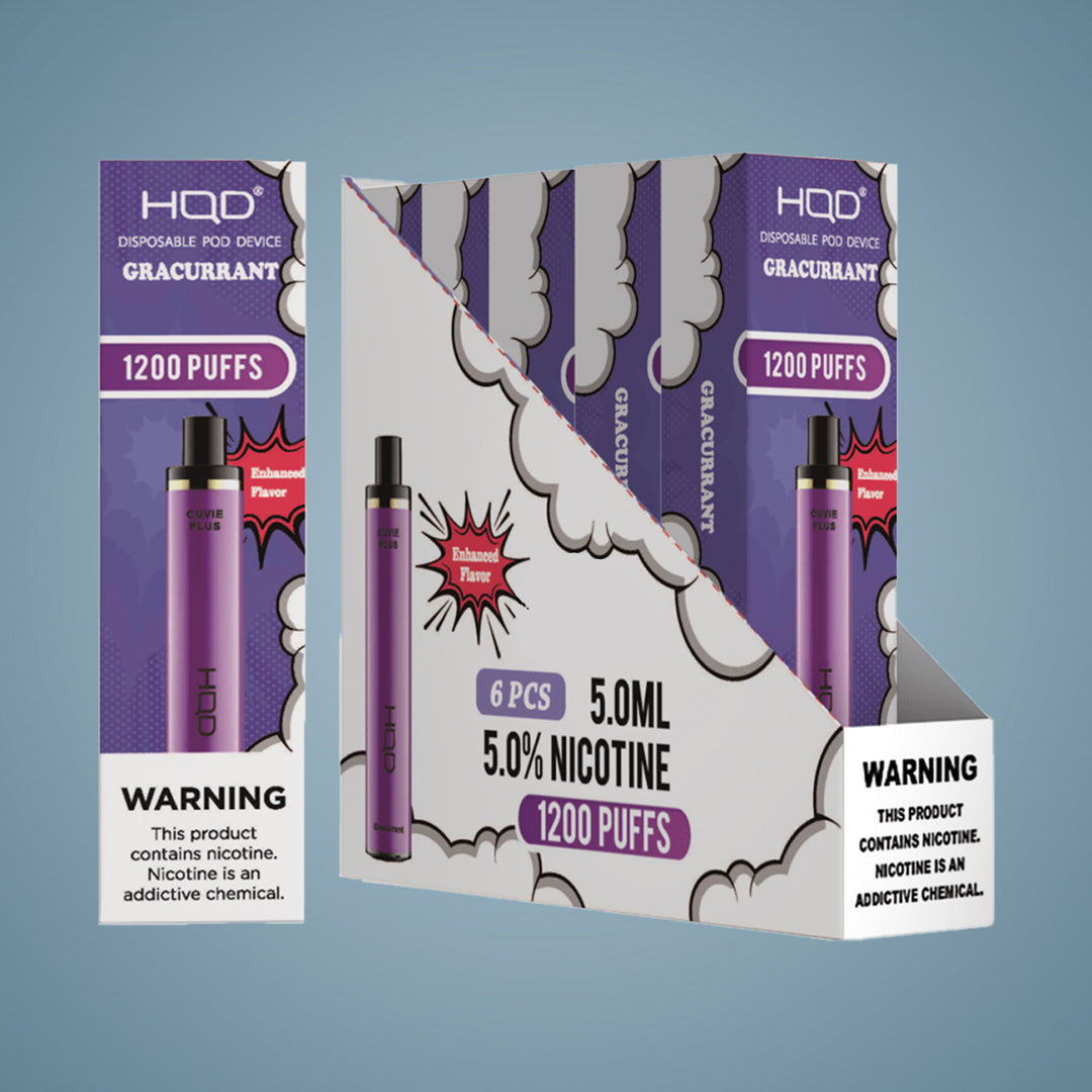 HQD Cuvie Plus 1200 Puffs – 6 Count