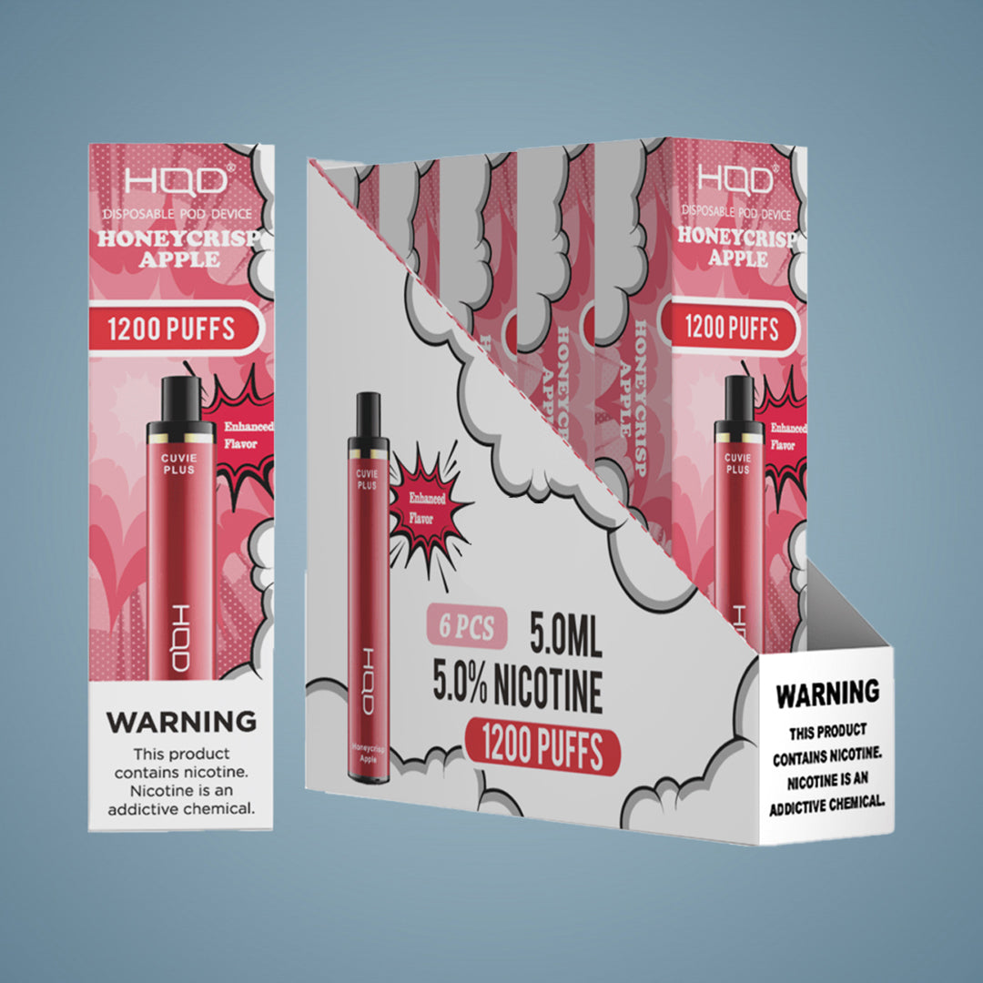 HQD Cuvie Plus 1200 Puffs – 6 Count
