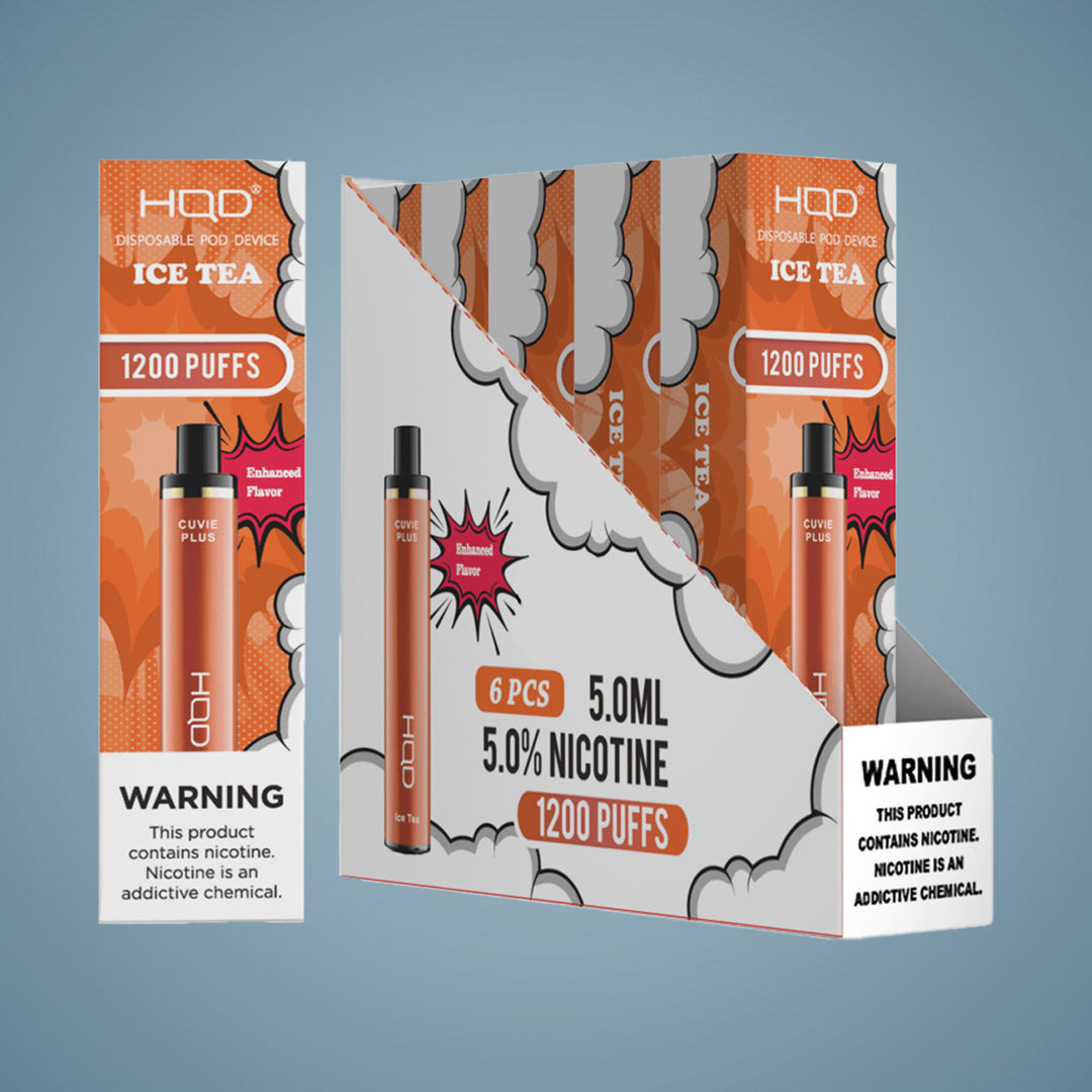 HQD Cuvie Plus 1200 Puffs – 6 Count