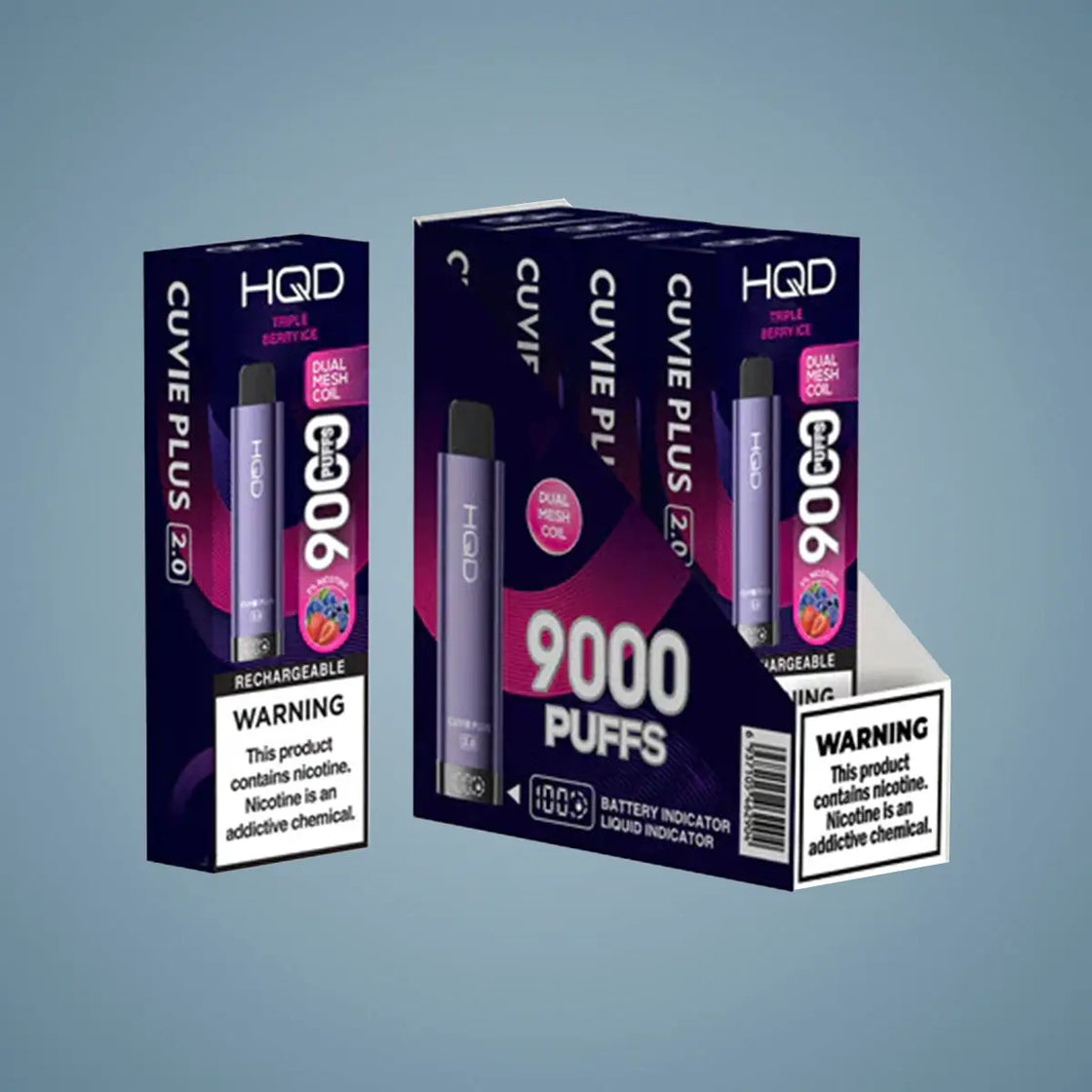 HQD CUVIE PLUS 2.0 9K PUFFS - 5 COUNT My Store