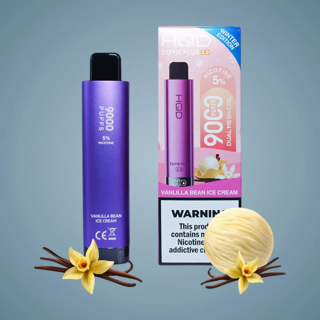 HQD CUVIE PLUS 2.0 9K PUFFS - 5 COUNT My Store