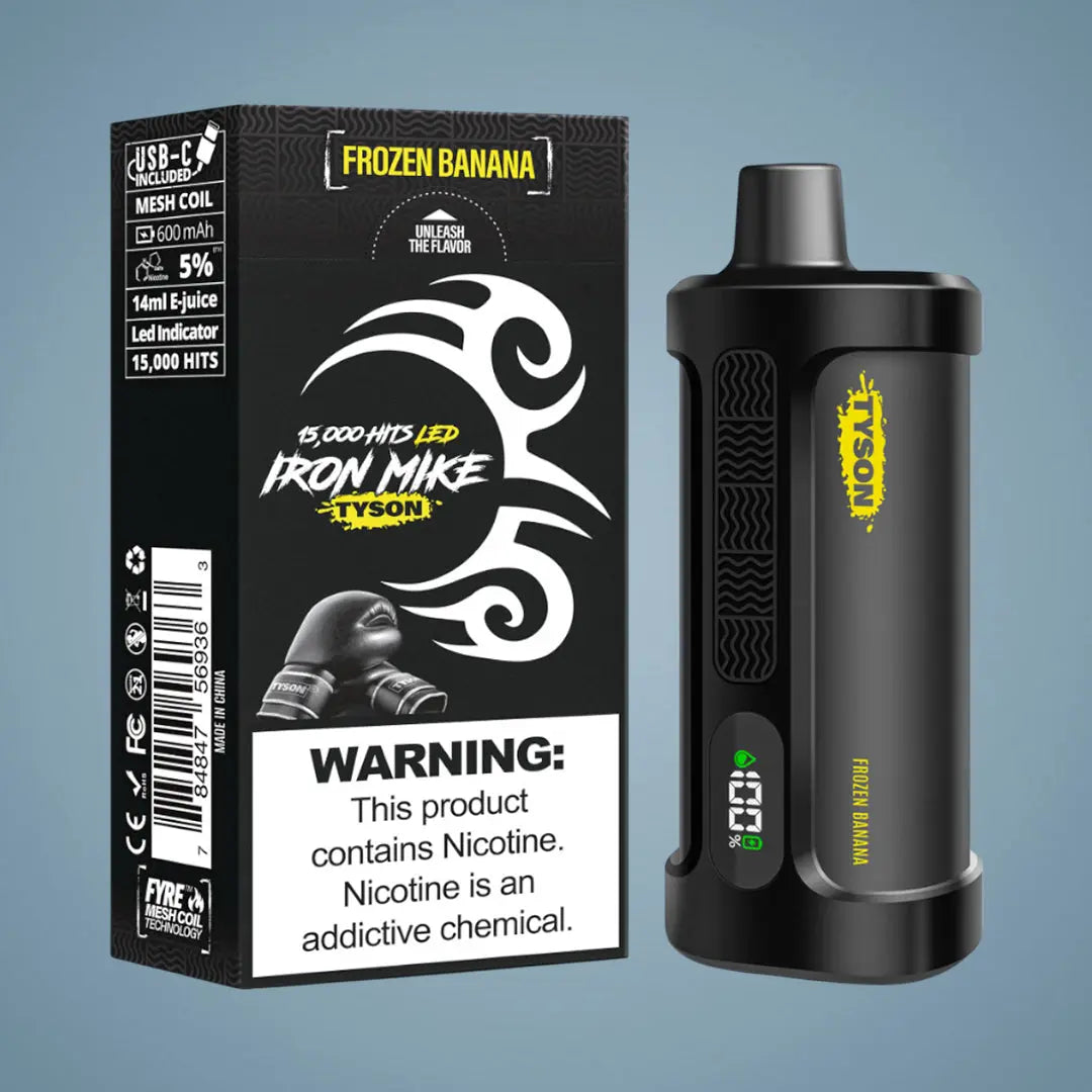 IRON MIKE TYSON 15K PUFFS - 5 COUNT My Store