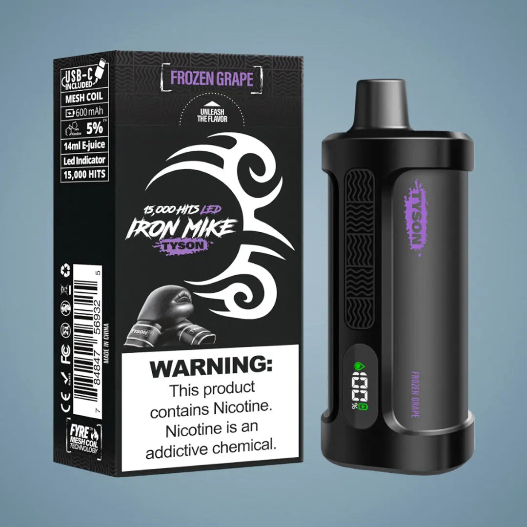 IRON MIKE TYSON 15K PUFFS - 5 COUNT My Store