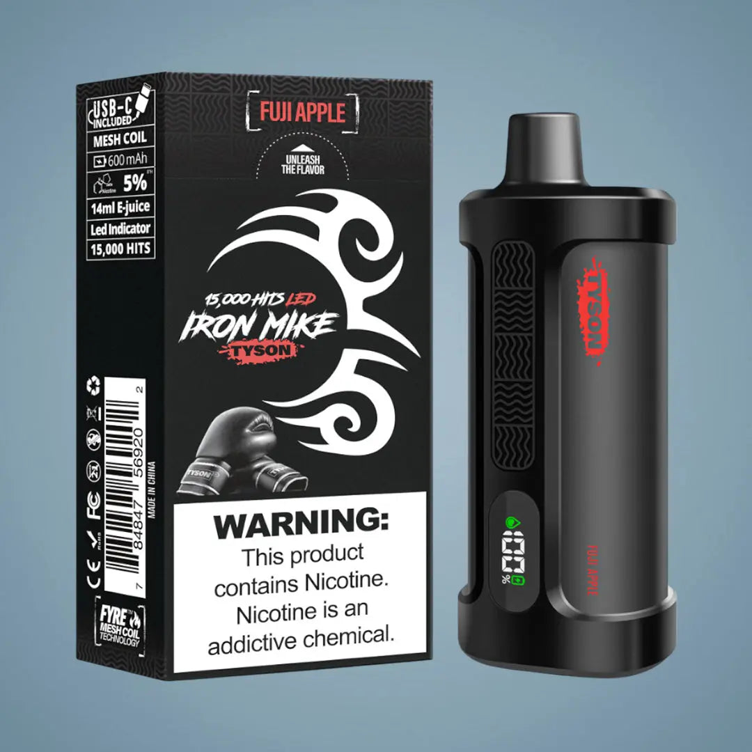 IRON MIKE TYSON 15K PUFFS - 5 COUNT My Store