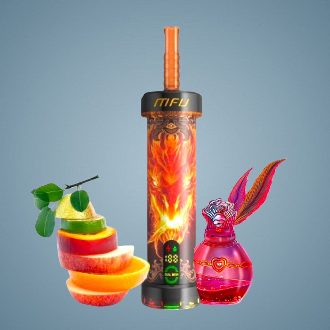 MFU SHISHA X1 40,000 Puffs Disposable - 10 COUNT