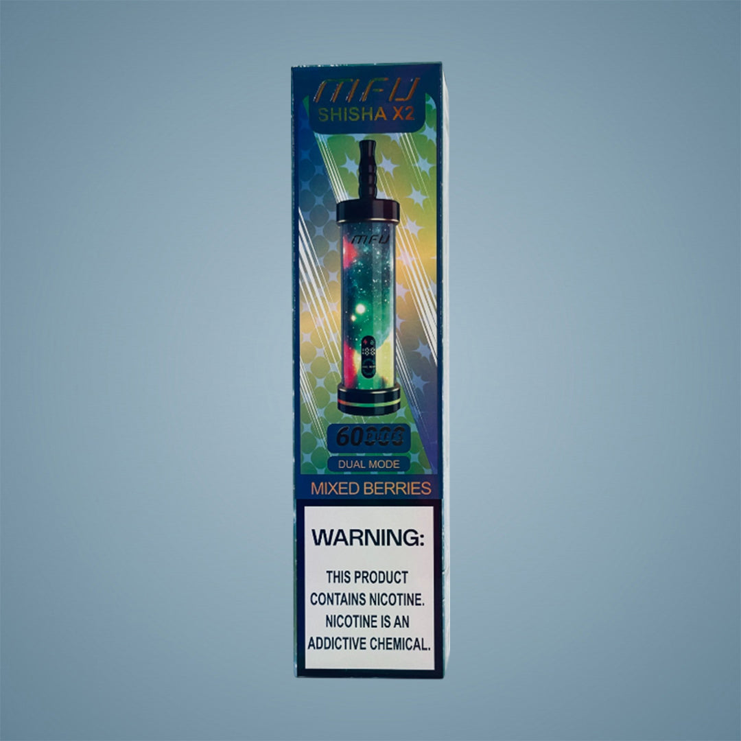MFU SHISHA X2 60000 Puffs Disposable - 5 COUNT