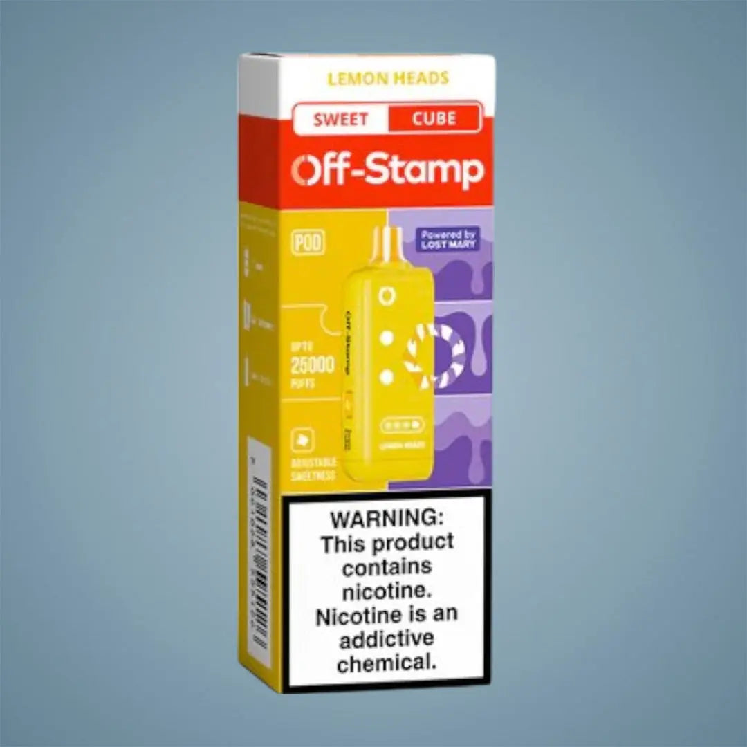 OFF-STAMP SWEET CUBE 25K PUFFS POD - 5 COUNT My Store
