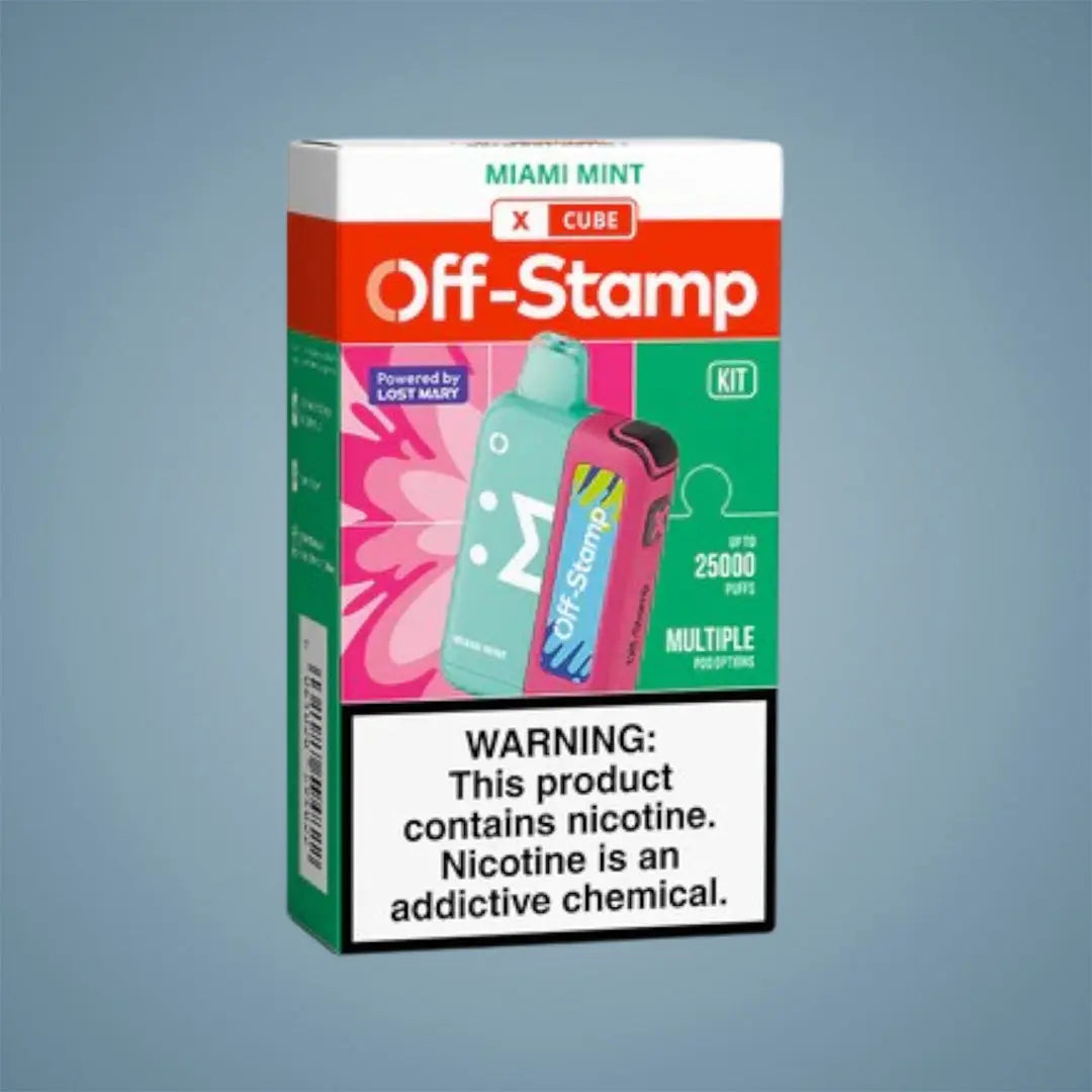 OFF-STAMP X-CUBE 25000 PUFFS SMART KIT - 5 COUNT My Store