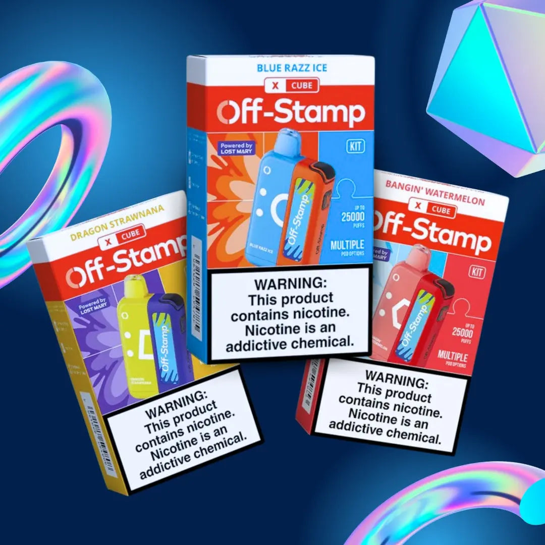OFF-STAMP X-CUBE 25000 PUFFS SMART KIT - 5 COUNT My Store