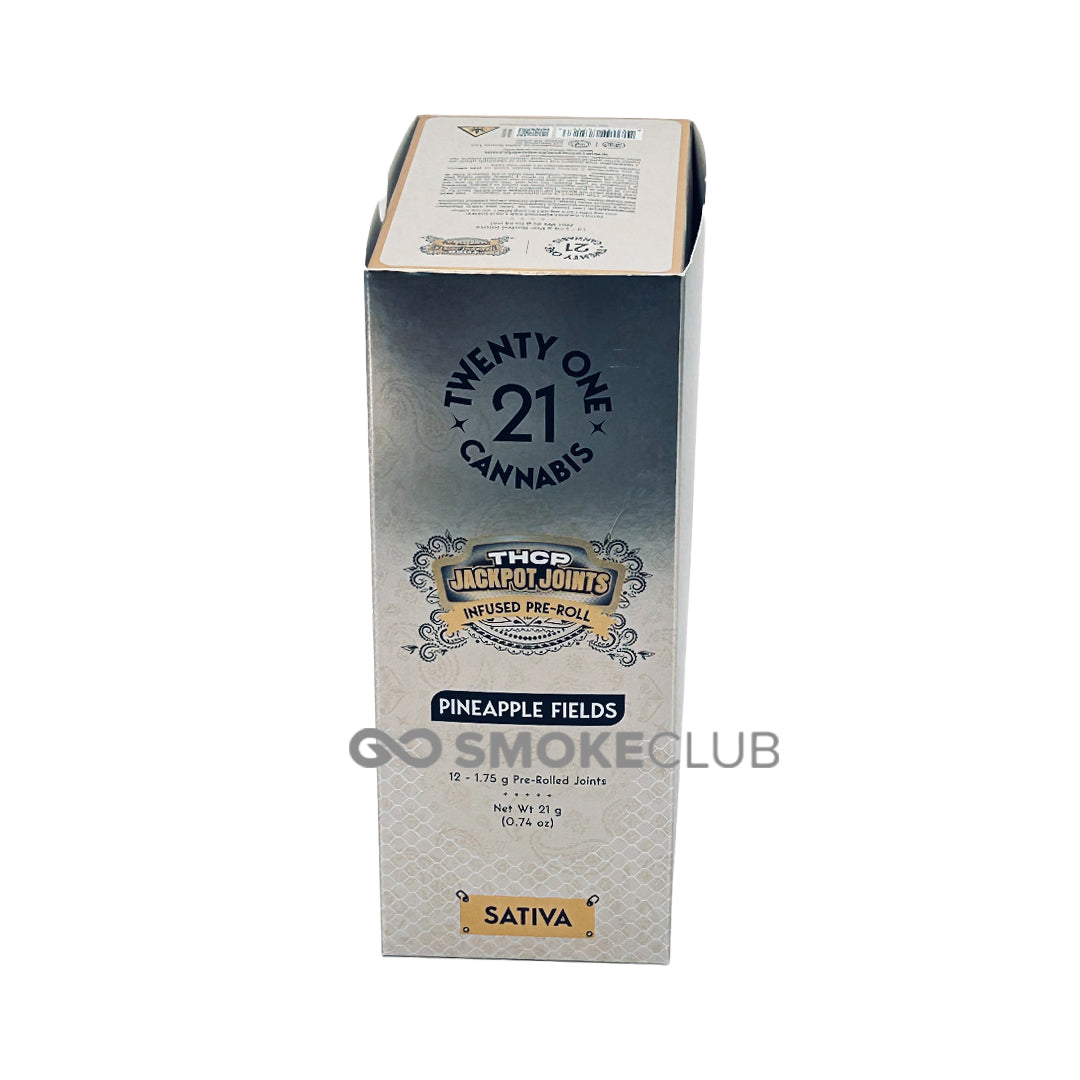 TWENTY ONE CANNABIS THC-P JACKPOT JOINTS 1.75 GRAM PREROLLS 12 COUNT