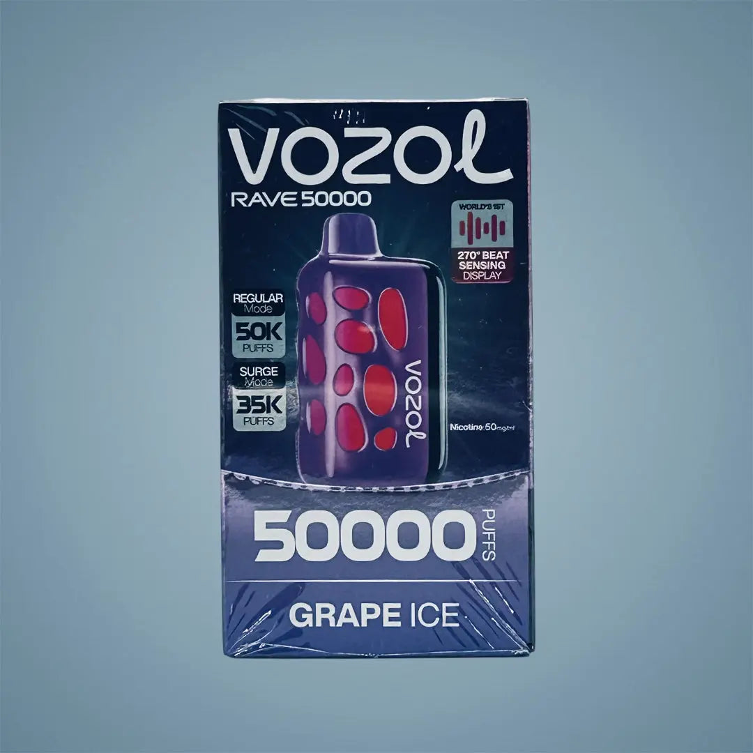 VOZOL RAVE 50000 PUFFS - 5 COUNT My Store